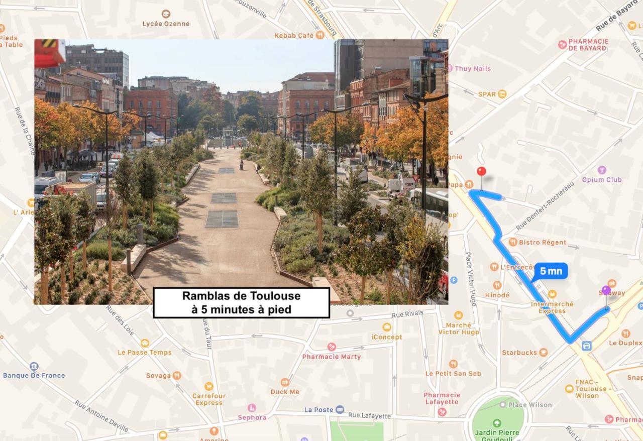 Le Victor Hugo - Studio Avec Parking # Hypercentre Apartment Toulouse Exterior photo
